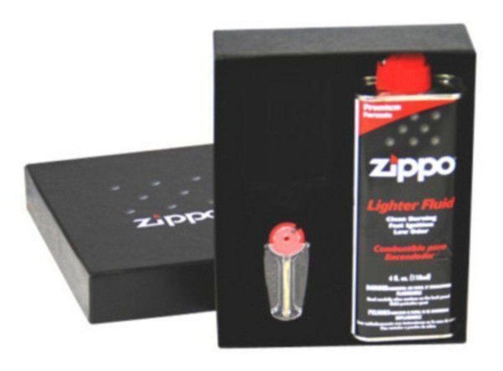 Zippo Fuel Fluid + Flints Kit Gift Box Lighter, For Regular Windproof –  Benhalex
