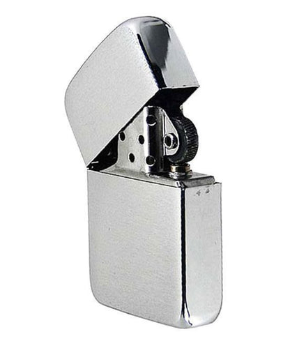 Zippo 1941 Vintage Replica Lighter, Windproof Brushed Chrome #1941