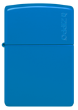 Zippo Classic Sky Blue Matte with Logo Base Model Lighter #48628ZL