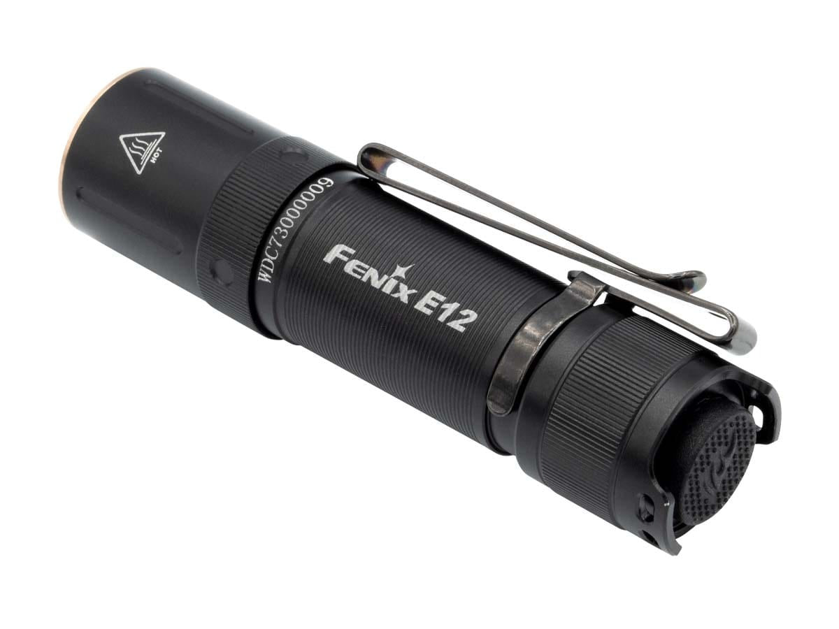Fenix E12 V2.0 Ultra Compact AA EDC Flashlight, Batteries Included#E12V2