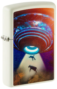 Zippo UFO Alien Abduction Glow-In-The-Dark Windproof Lighter #49838