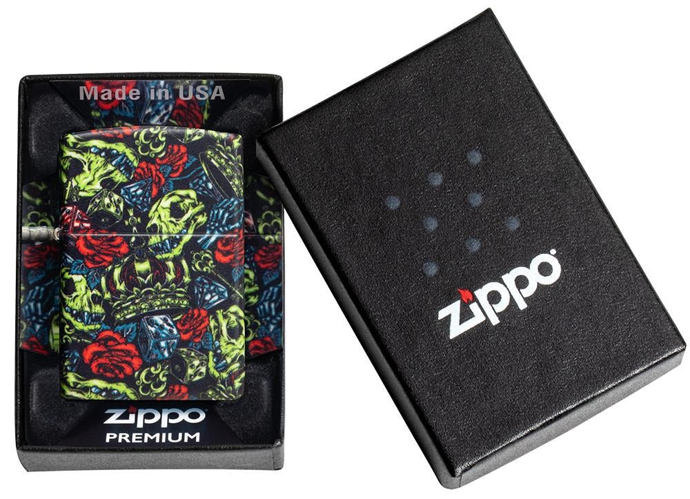 Zippo 540° Glow In The Dark Design, Windproof Lighter #49696