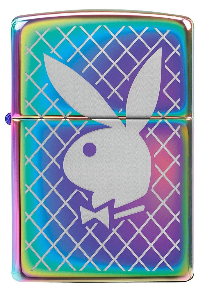 Zippo Playboy Bunny Logo, High Polish Multi Color Design Lighter #49344