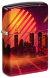 Zippo Cyberpunk City Skyline 540 Color Design, Matte Finish Lighter #48505