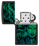 Zippo Medusa Design, Black Matte Lighter #48609