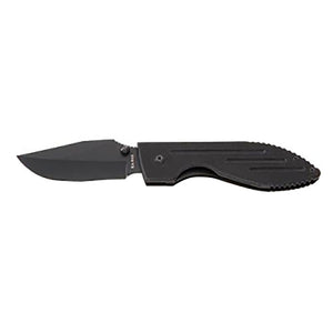 Ka-Bar Warthog Folder Knife, Straight Edge, 3" Blade, Black #3072