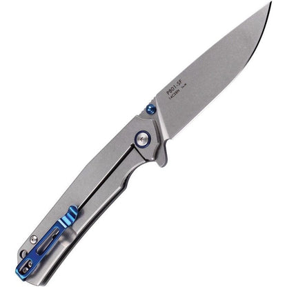 Ruike Folding Knife, Stonewashed, Frame Lock, EDC Pocket Knife #P801SF