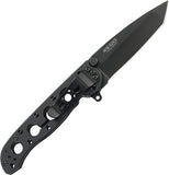 CRKT M16-02KS Frame Lock Knife, Stainless Steel Handle, Black #M16-02KS