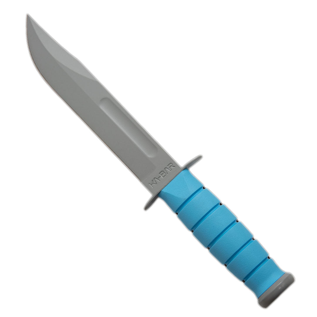 KA-BAR Space-Bar Fighting and Utility Knife, Blue Handle #1313SF