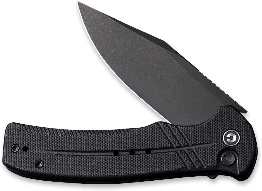 CIVIVI Cogent Knife, Black G10 Handle #C20038D-1