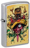 Zippo Sean Dietrich Devil Bill Design, Street Chrome Lighter #48631
