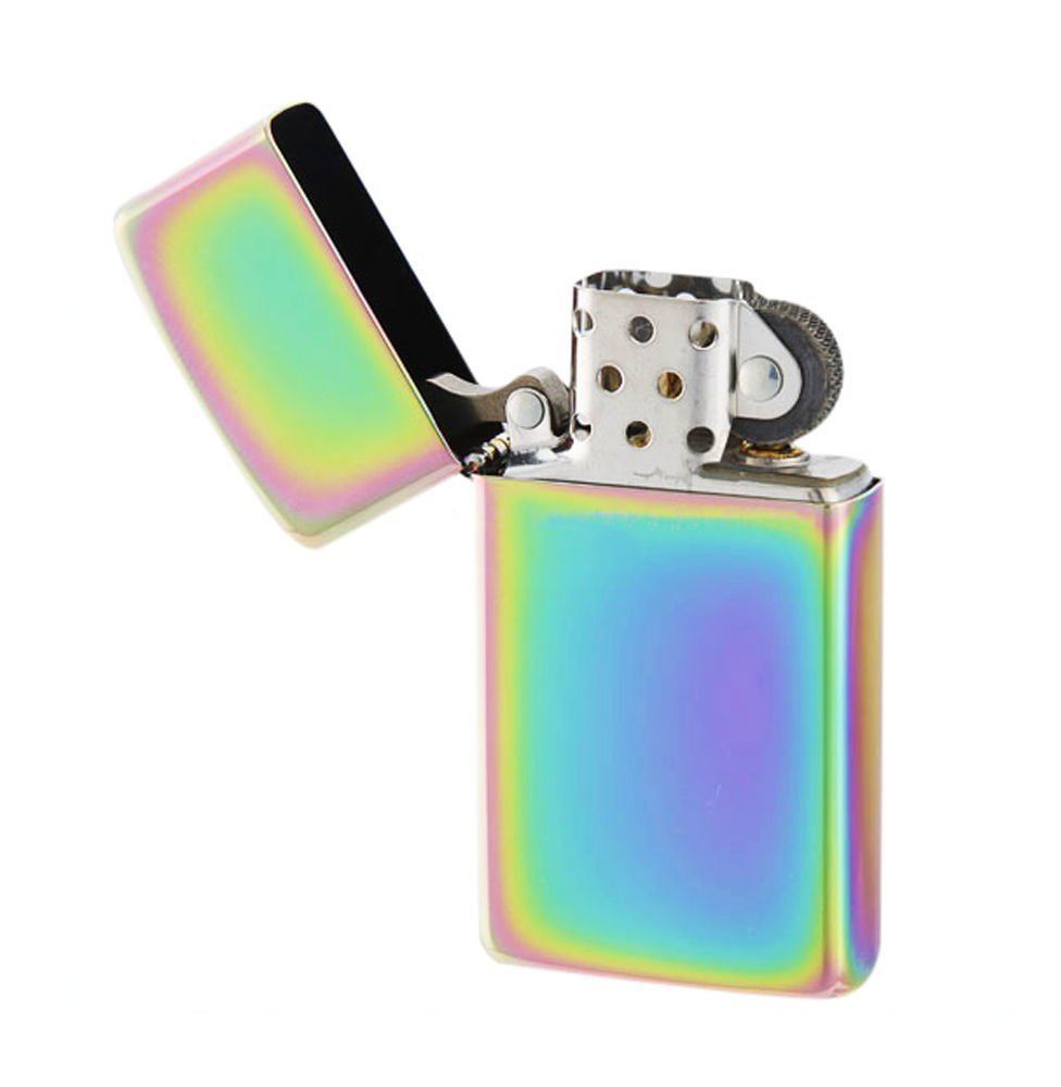 Zippo Slim Spectrum-Rainbow Lighter, Windproof #20493