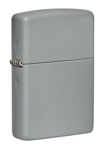 Zippo Flat Grey Base Model, Windproof Lighter #49452