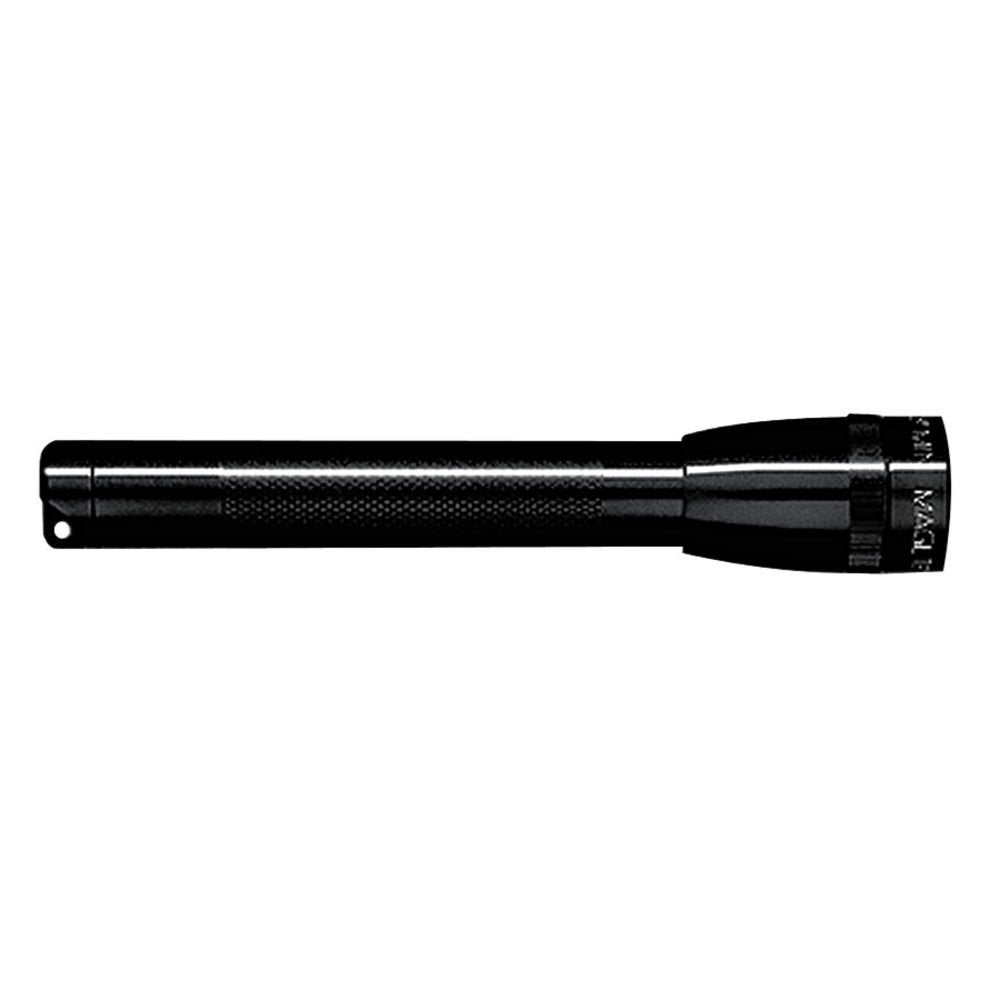 MAGLITE Mini Super-Bright Xenon Flashlight, 14 Lumens 2 Batteries, Black #M2A016