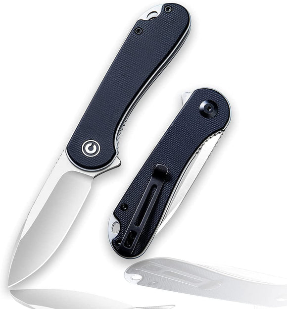 CIVIVI Elementum Knife, Black G10 Handle #C907A