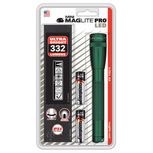 MAGLITE Mini Maglite Pro LED 2 AA Holster Pack, Dark Green Flashlight #SP2P39H