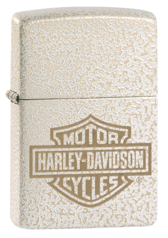 Zippo Harley Davidson, Mercury Glass Finish, Windproof Lighter #49467