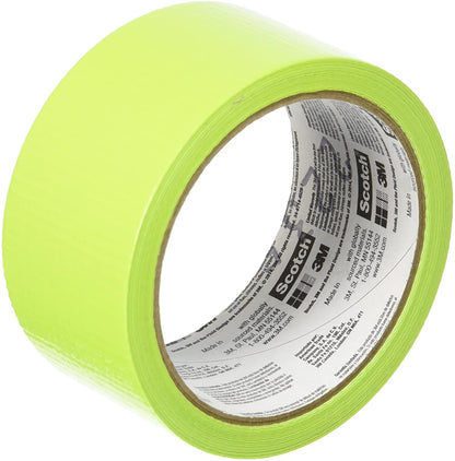 3M Scotch Duct Tape, 1.88 in x 20 yd (48 mm x 18,2 m), Green #920-GRN-C