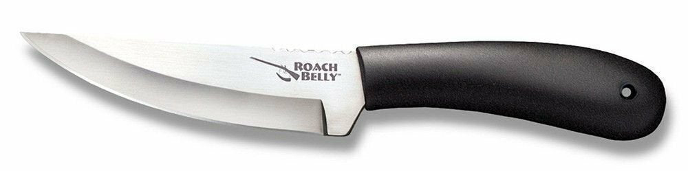 Cold Steel Roach Belly Knife + Blk Secure-Ex Sheath, 4.5" Blade #20RBC