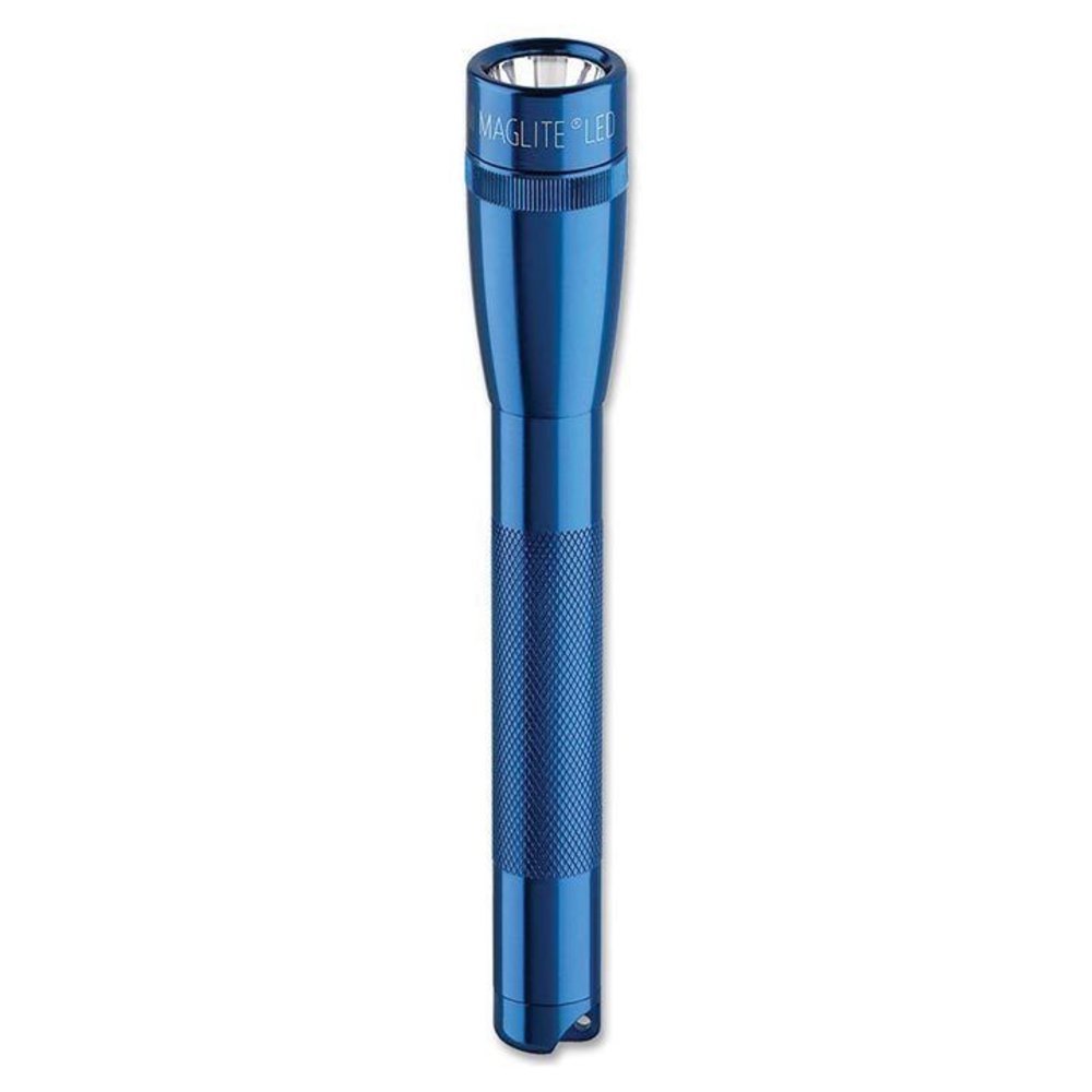 MAGLITE Mini, LED PRO+ Flashlight + Holster + 2 AA Batteries, Blue #SP+P11H