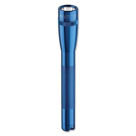 MAGLITE Mini, LED PRO+ Flashlight + Holster + 2 AA Batteries, Blue #SP+P11H