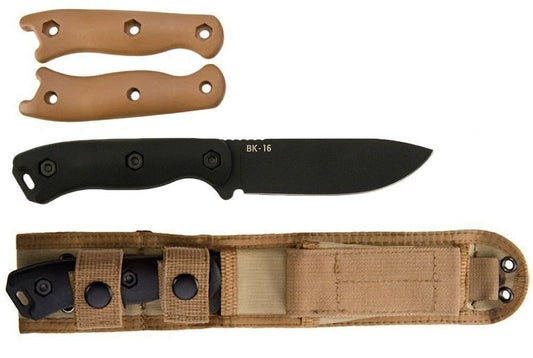 KA-BAR Becker Short Fixed Blade Drop Point Knife #BK16