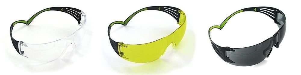 3M Peltor Sport SecureFit 400 Glasses, Clear, Anti-Fog #SF400-PC
