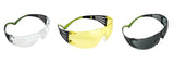 3M Peltor Sport SecureFit 400 Glasses, 3 Pack: Clear, Amber, Gray #SF400-P3PK