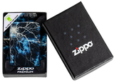 Zippo Thunderstorm Glow-in-the-Dark Green 540 Design Lighter #48610