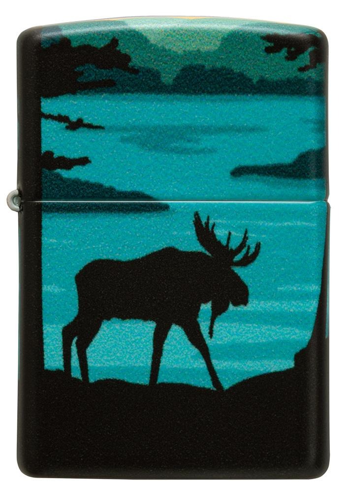Zippo Moose Landscape 540° Design, Windproof Lighter #49481