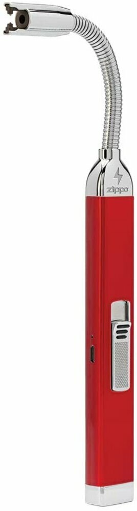 Zippo Rechargeable Candle Lighter, Candy Apple Red + Charging Cord #121651