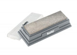 Smith's Abrasives 6" Medium 600 Grit Arkansas Stone, Non-Slip, Plastic Lid #MBS6