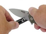 Bear & Son Bear Edge OD Green Folding Knife, 3.4" 440 Stainless Blade #61102