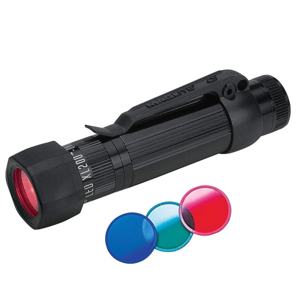 MAGLITE XL200, LED Flashlight + Tactical Accessories, Black #XL200-S301C