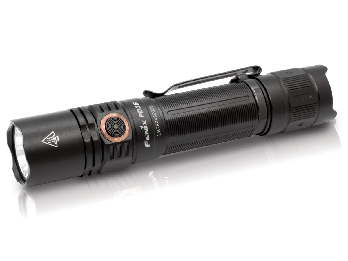 Fenix PD35 V3.0 Flashlight, 1700 Lumens, Black #PD35V3