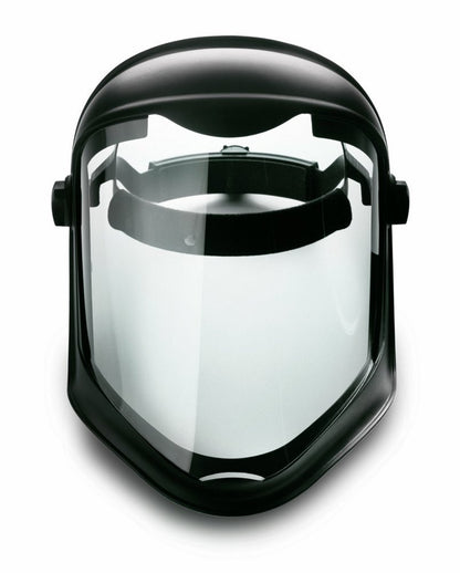 Uvex Bionic Shield, Black Matte Shell, Clear, with Suspension #S8510