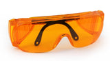 Uvex Ultra-spec 2000 Wrap-around Glasses, Orange Frame #S0360X