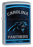Zippo NFL Carolina Panthers Football Team, Street Chrome Finish Lighter #29936
