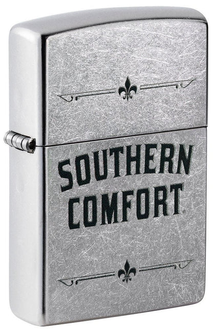 Zippo Southern Comfort Design, Street Chrome Finish Windproof Lighter #49824