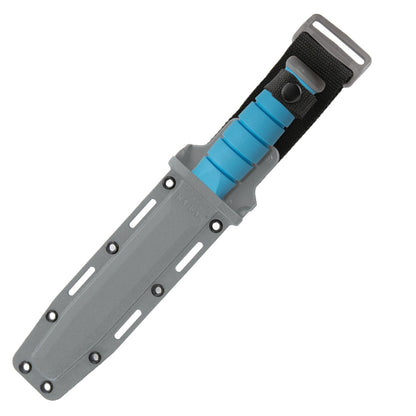 KA-BAR Space-Bar Fighting and Utility Knife, Blue Handle #1313SF