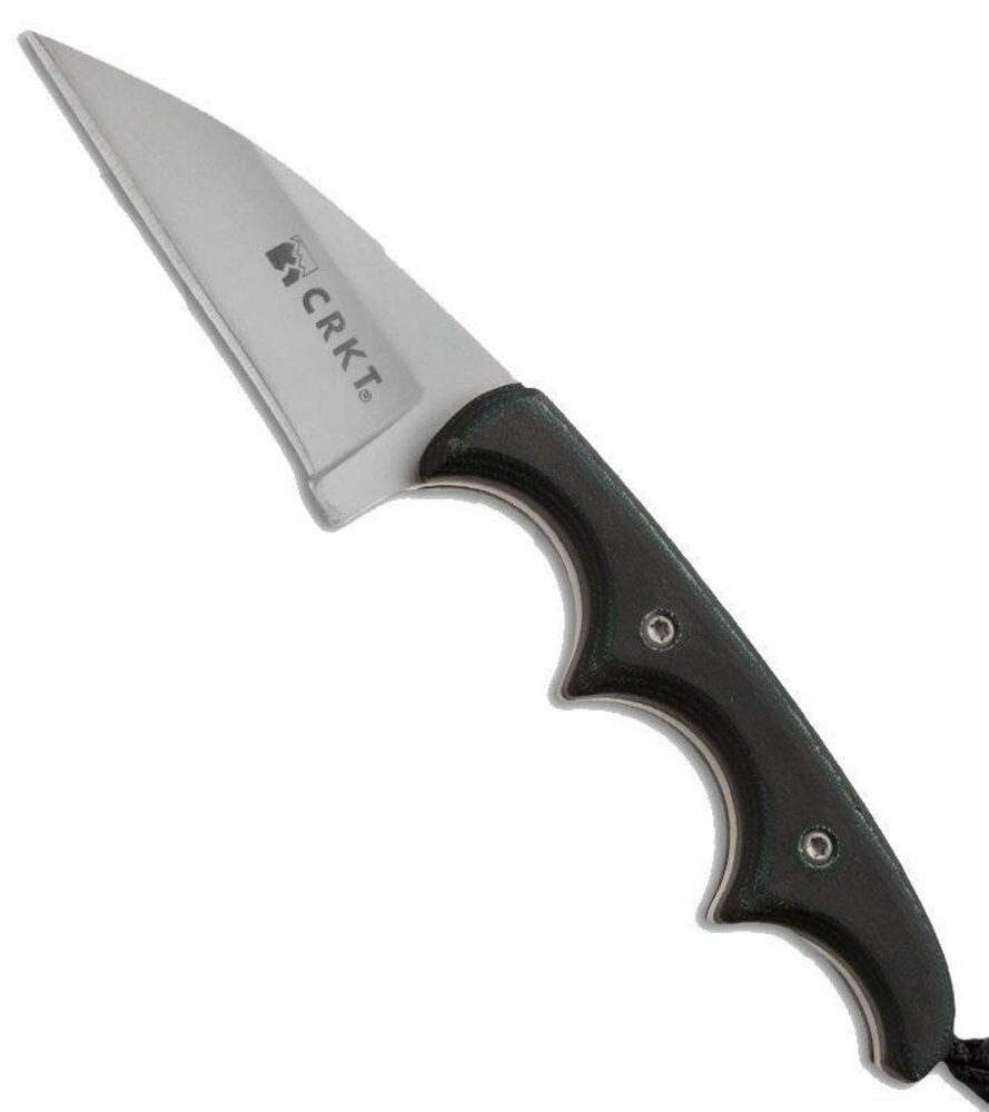 CRKT Folts Minimalist Wharncliffe Knife, Micarta Scales-Razor Edge, Sheath #2385