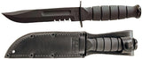 Ka-Bar Leather Sheath, USA Logo, Black, Fits Knife w/ 5 1/4" Blade #1256S