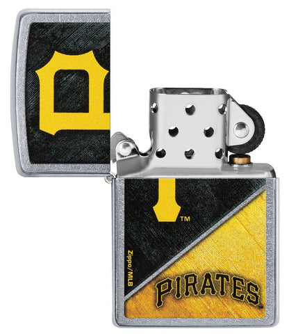 Zippo MLB Pittsburgh Pirates Baseball Team, Street Chrome Lighter #49745