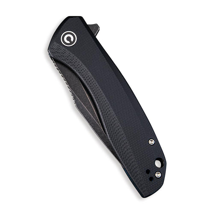 CIVIVI Baklash Black G10 handle, Black Stonewashed Blade #C801H