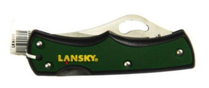 Lansky Lockback Folding Pocket Knife, Green, 2 inch Blade #LKN045-GRN
