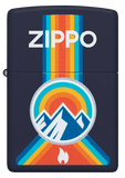 Zippo Outdoor Mountain Design, Navy Matte Lighter #48639