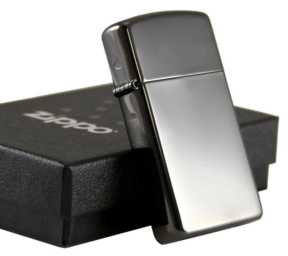 Classic High Polish Black Windproof Lighter