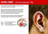 SureFire EarPro Sonic Defenders Plus, Hearing Protection, Clear, Medium #EP4-MPR