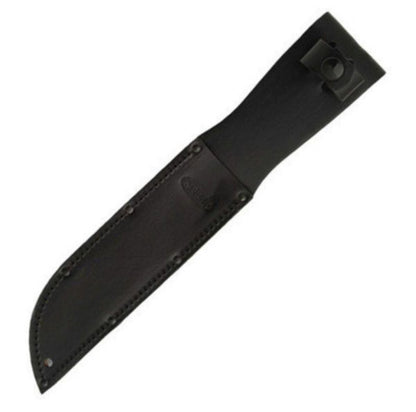 KA-BAR Full Size Knife Leather Sheath, Black Leather, For 7" Blades #1211S