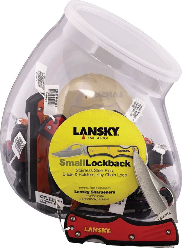 Lansky Small Lockback Knife Bowl Assorted Colors, 18PC #LSKN045B